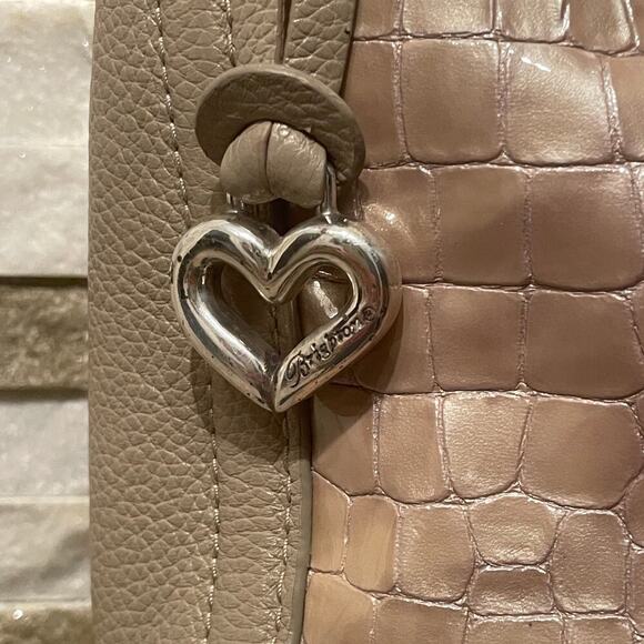 Brighton Cher Col Shoulder Bag | Beachwood Taupe Patent Leather $330 - Picture 4 of 14